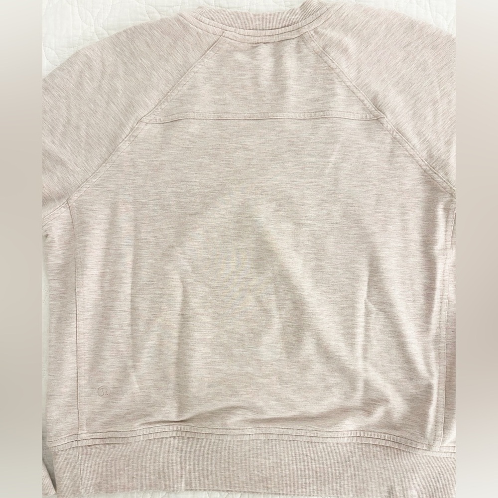 LULULEMON love crew pullover heather pink 8 - Picture 4 of 10